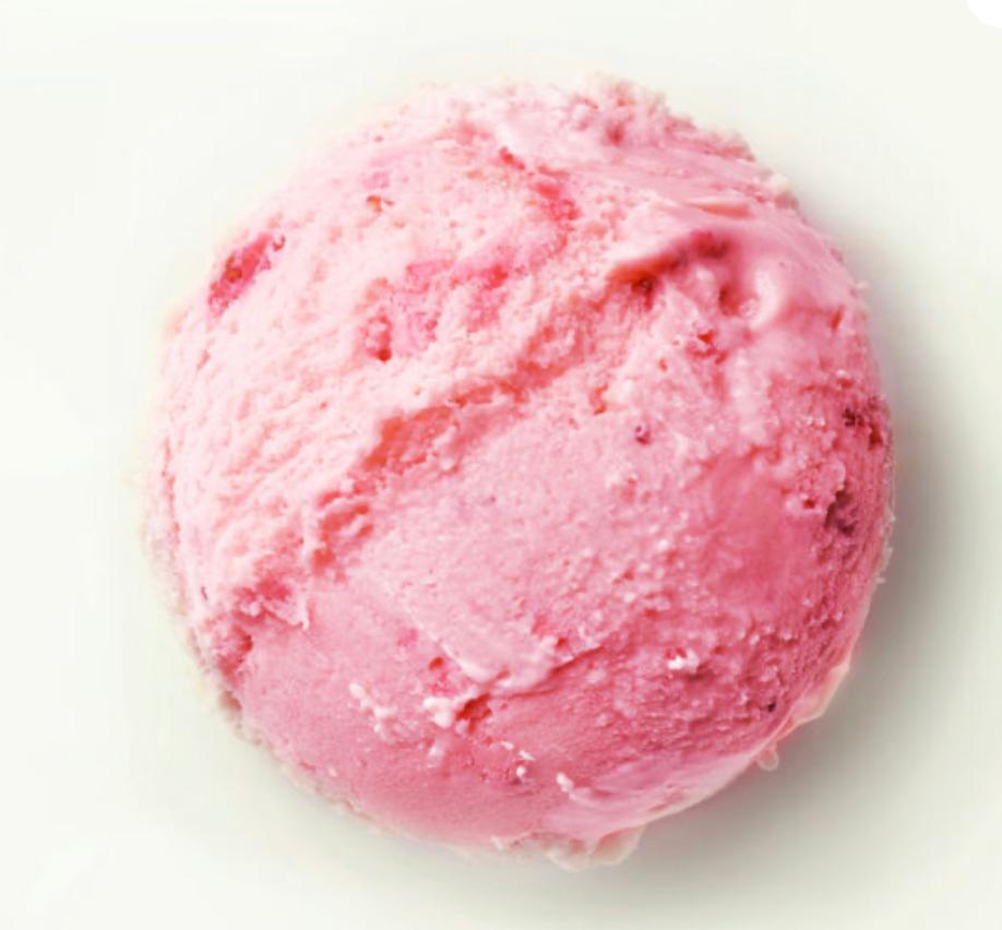 # Strawberry Ice Cream.