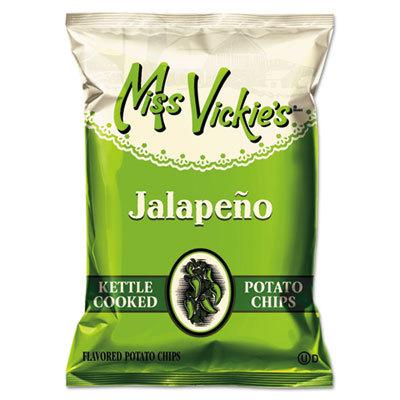 Miss Vickie S® Kettle Cooked Jalapeno Potato Chips.