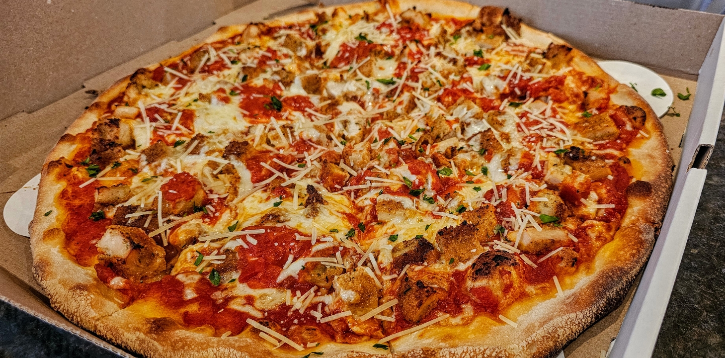 Chicken Parmigiana Pie.