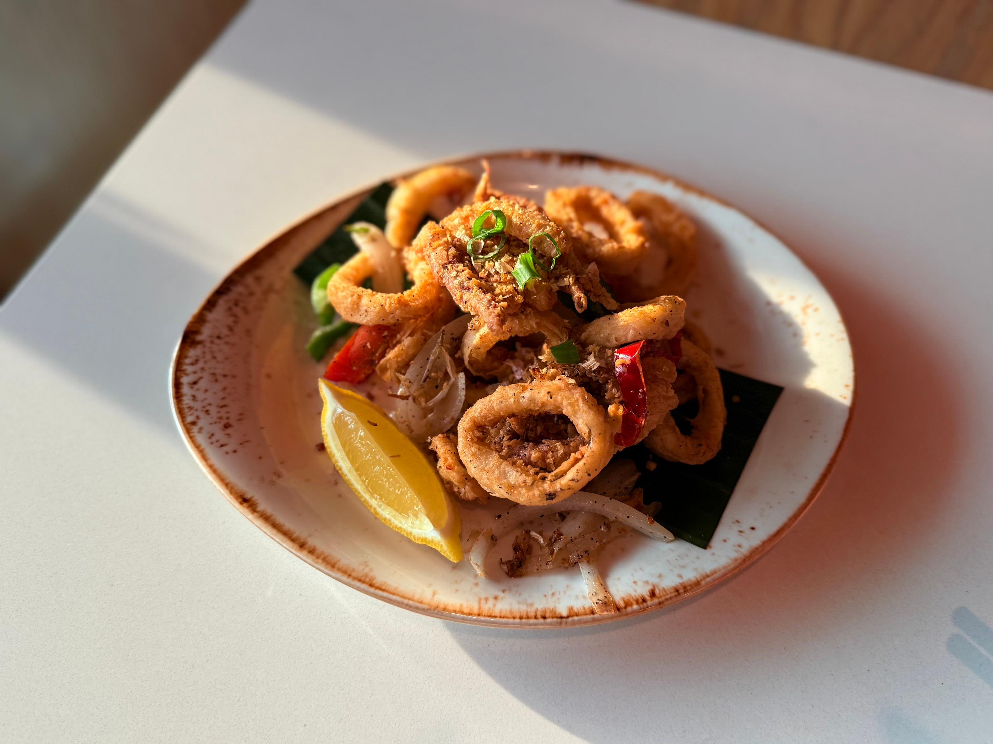 Garlic Fried Calamari.