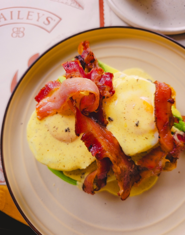Smoked Bacon Benedict.