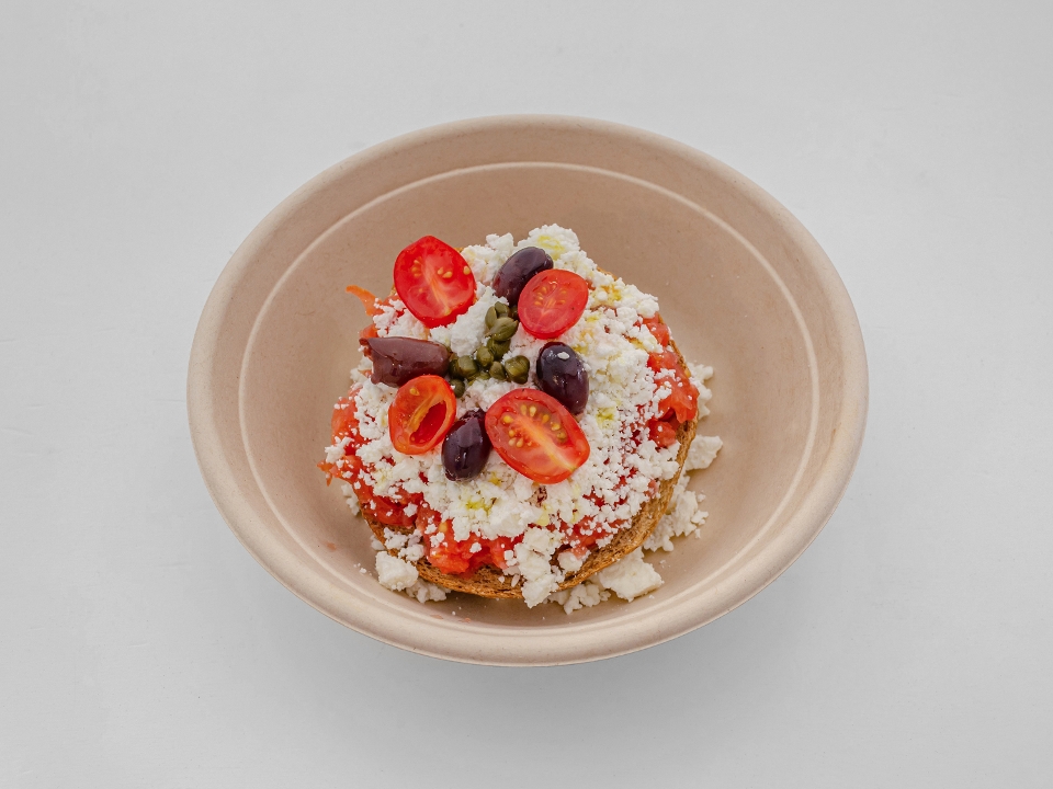 Dakos (Cretan Salad).