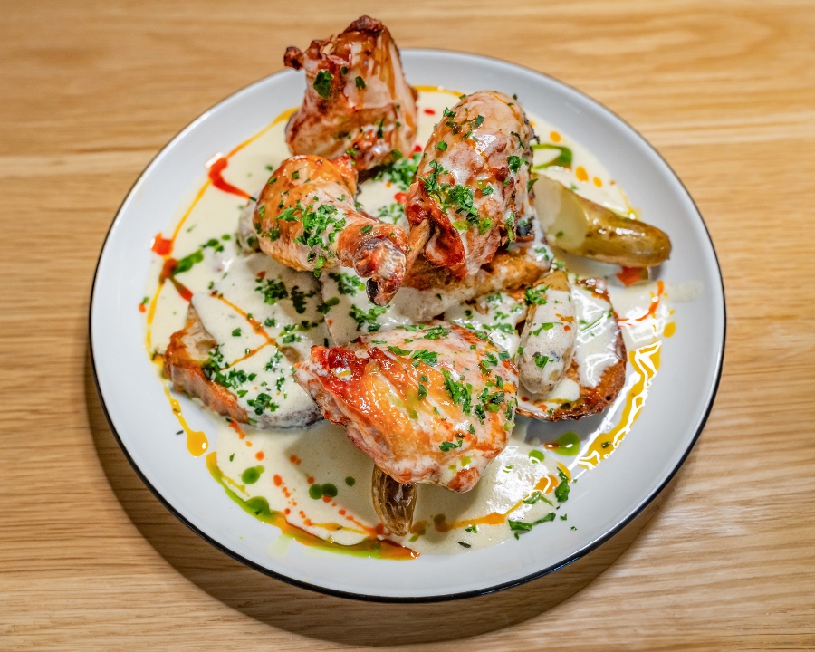 Half Roasted Chicken.
