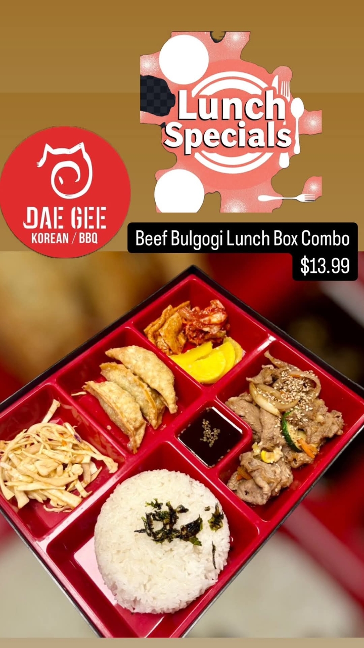 BEEF BULGOGI BENTO BOX.