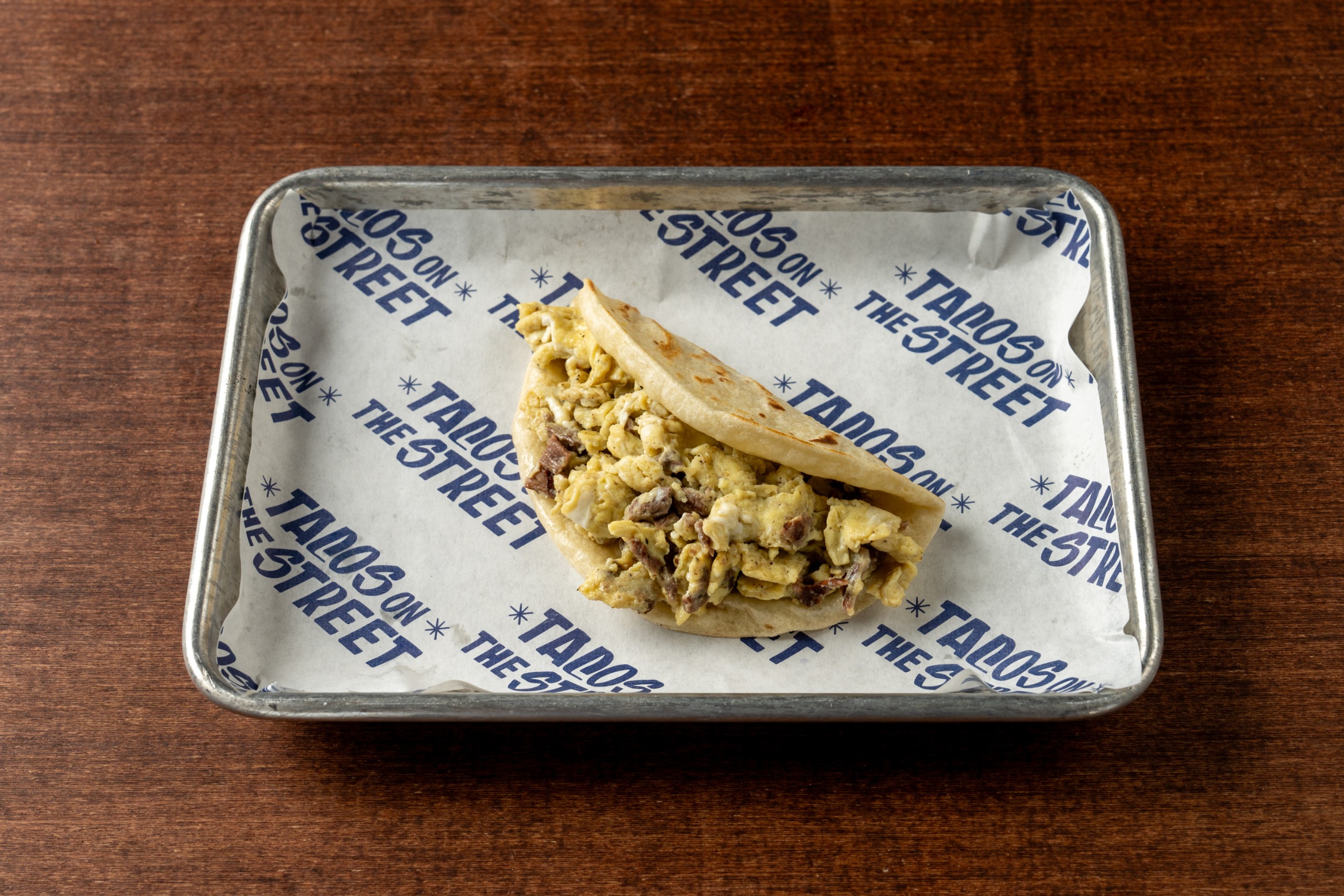 Asada and Egg Breakfast Taco..