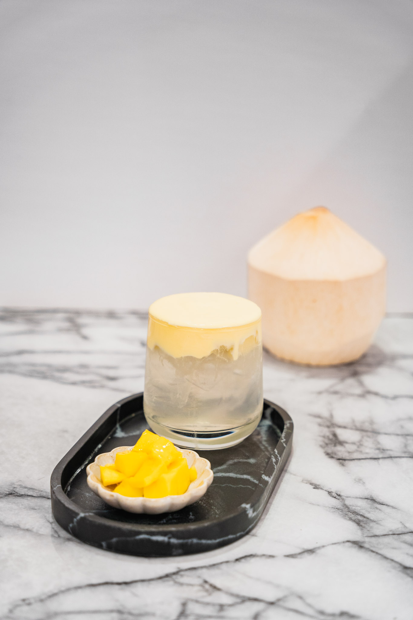 Mango Foam w/ Coconut Water.