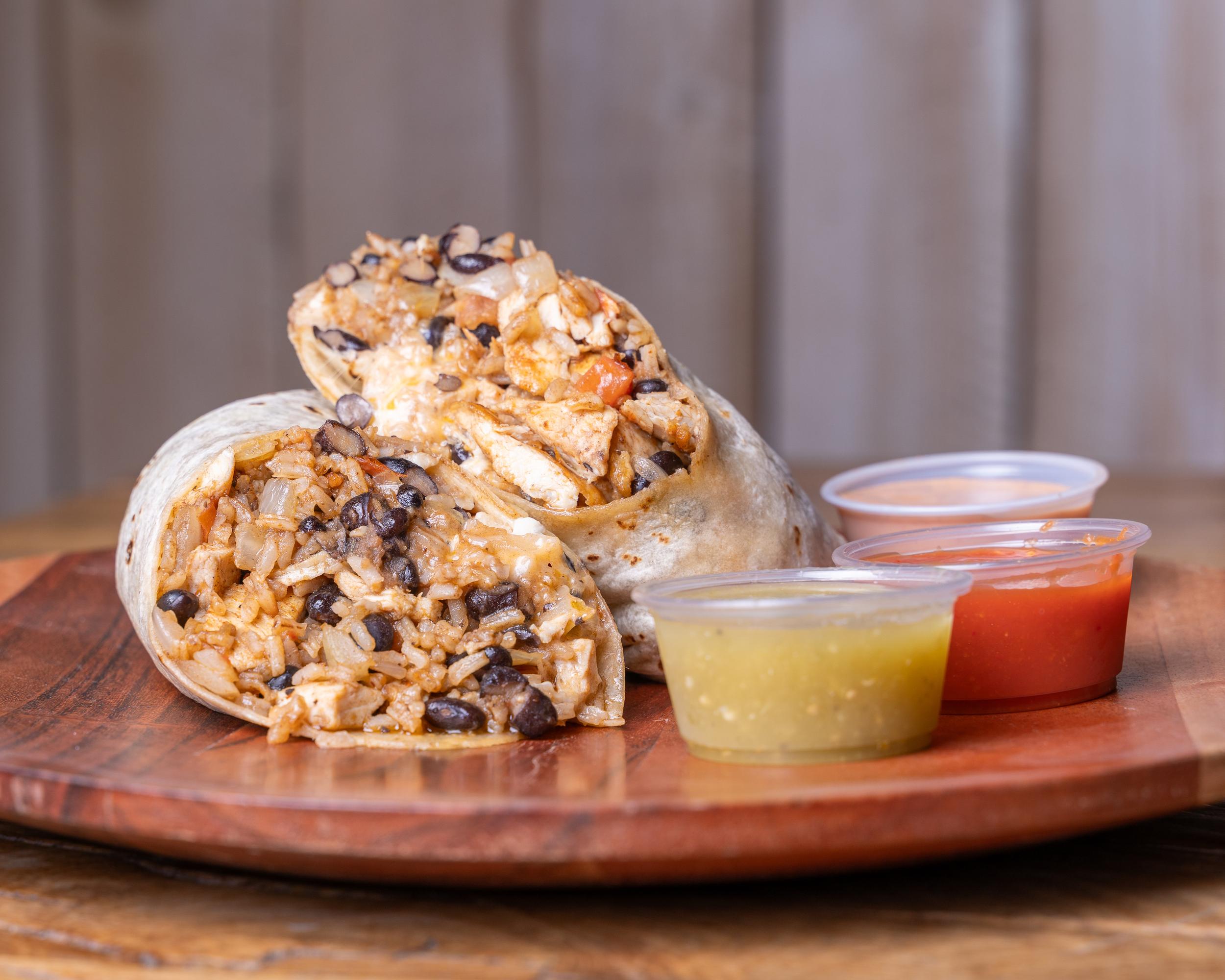 Chicken Lunch Burrito.