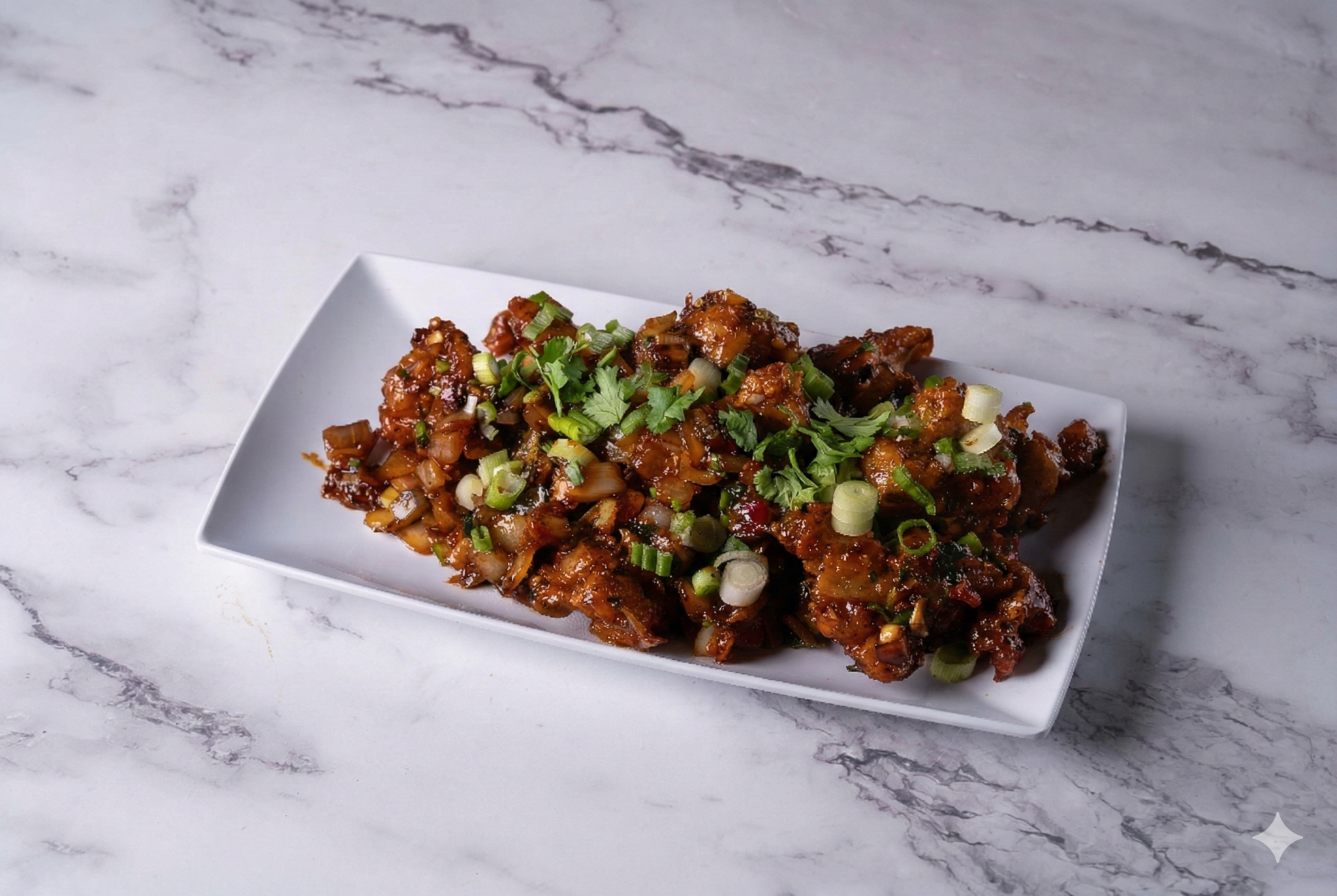 Chicken Manchurian.