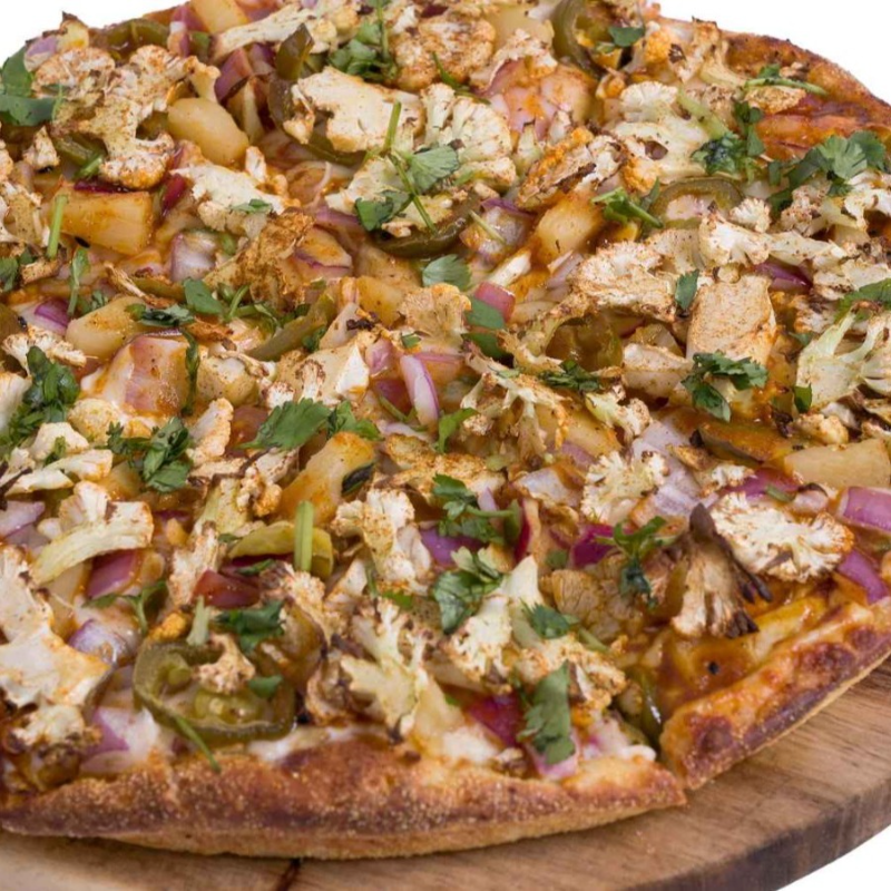 Deep Pan Achari Gobi Pizzatwist.