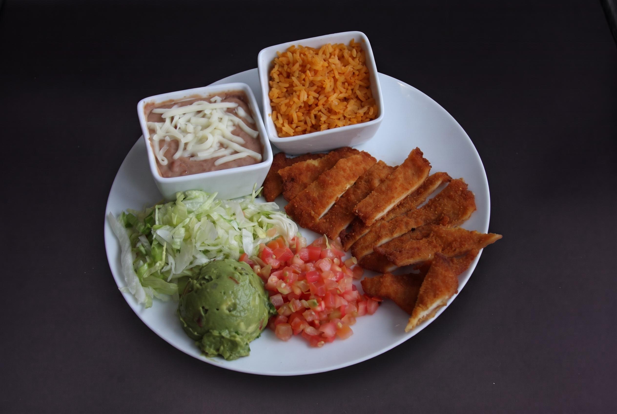 Chicken Milanesa Dinner.