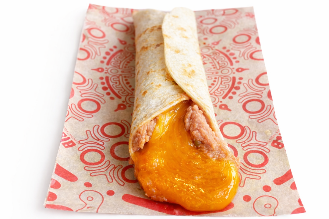 Taco 8" Bean and Chesse.