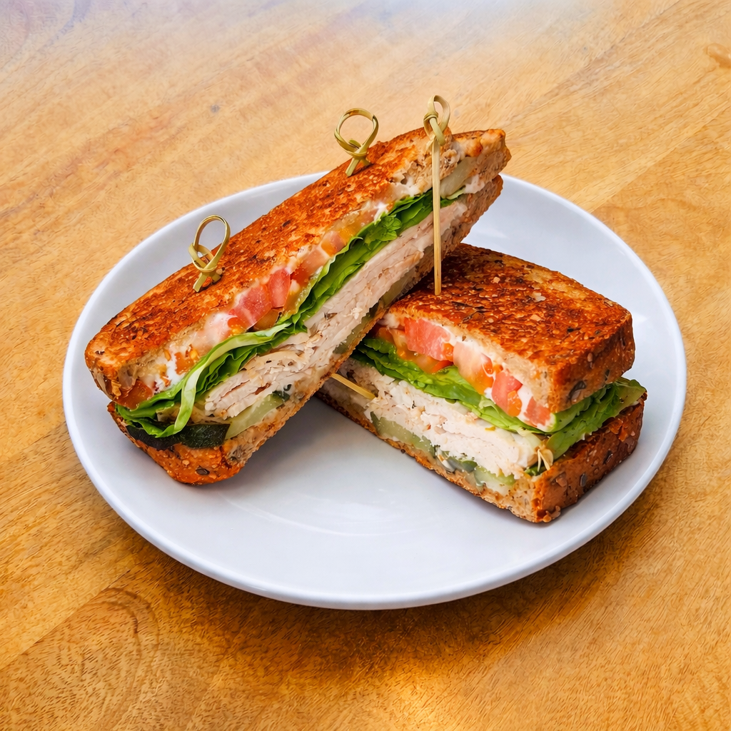 Roasted Turkey Club.