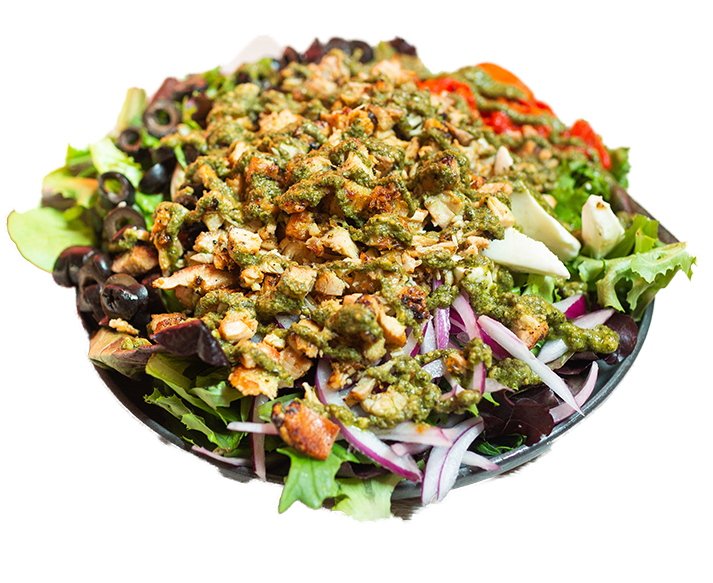 Chicken Pesto Salad.