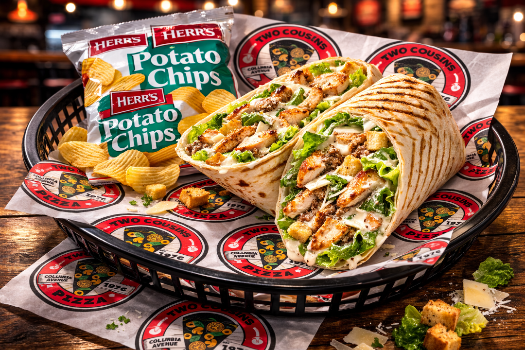 Chicken Caesar Wrap.