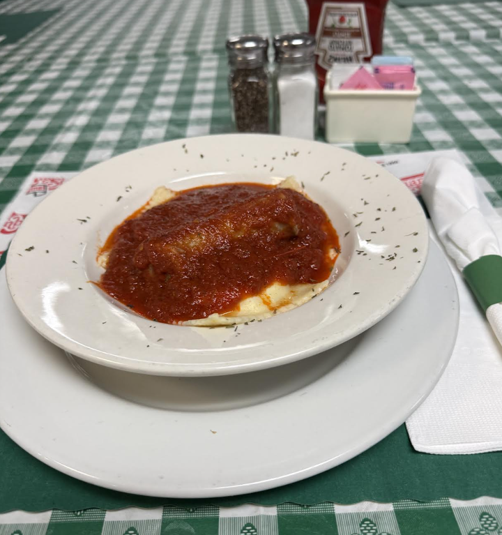 Kids Ravioli & Sausage.