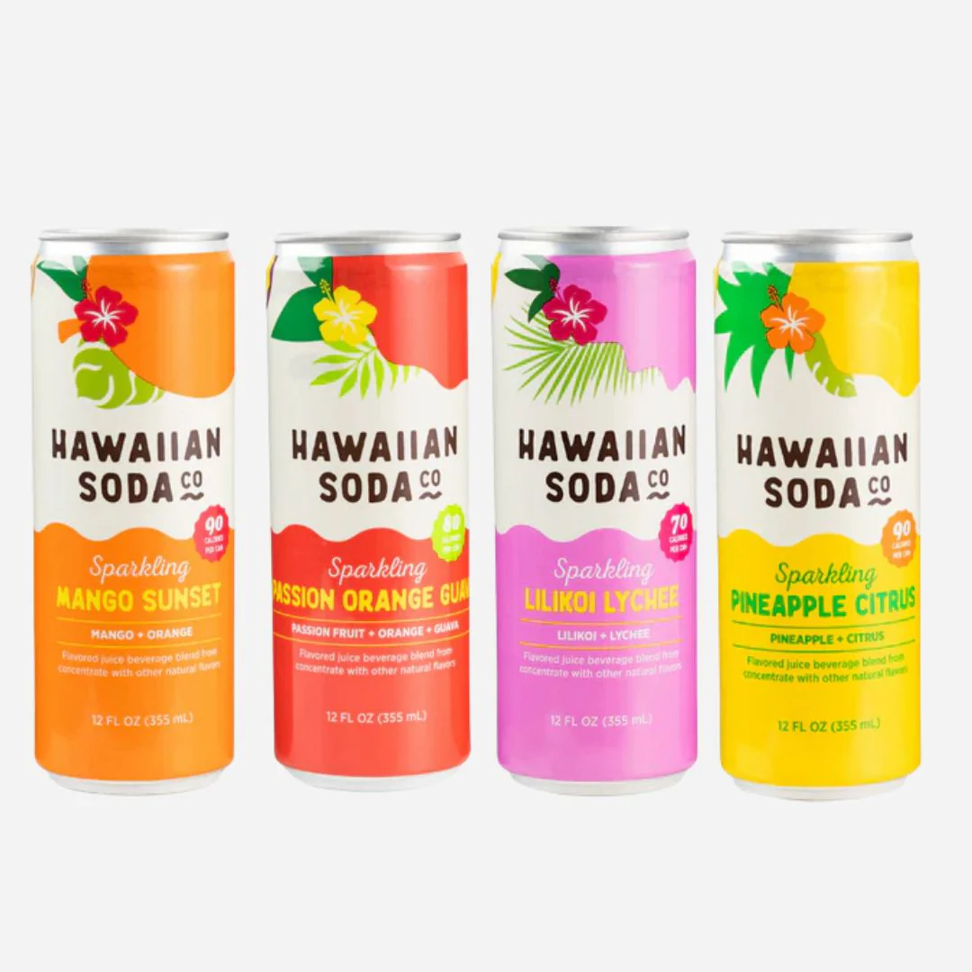 Hawaiian Soda Drinks.