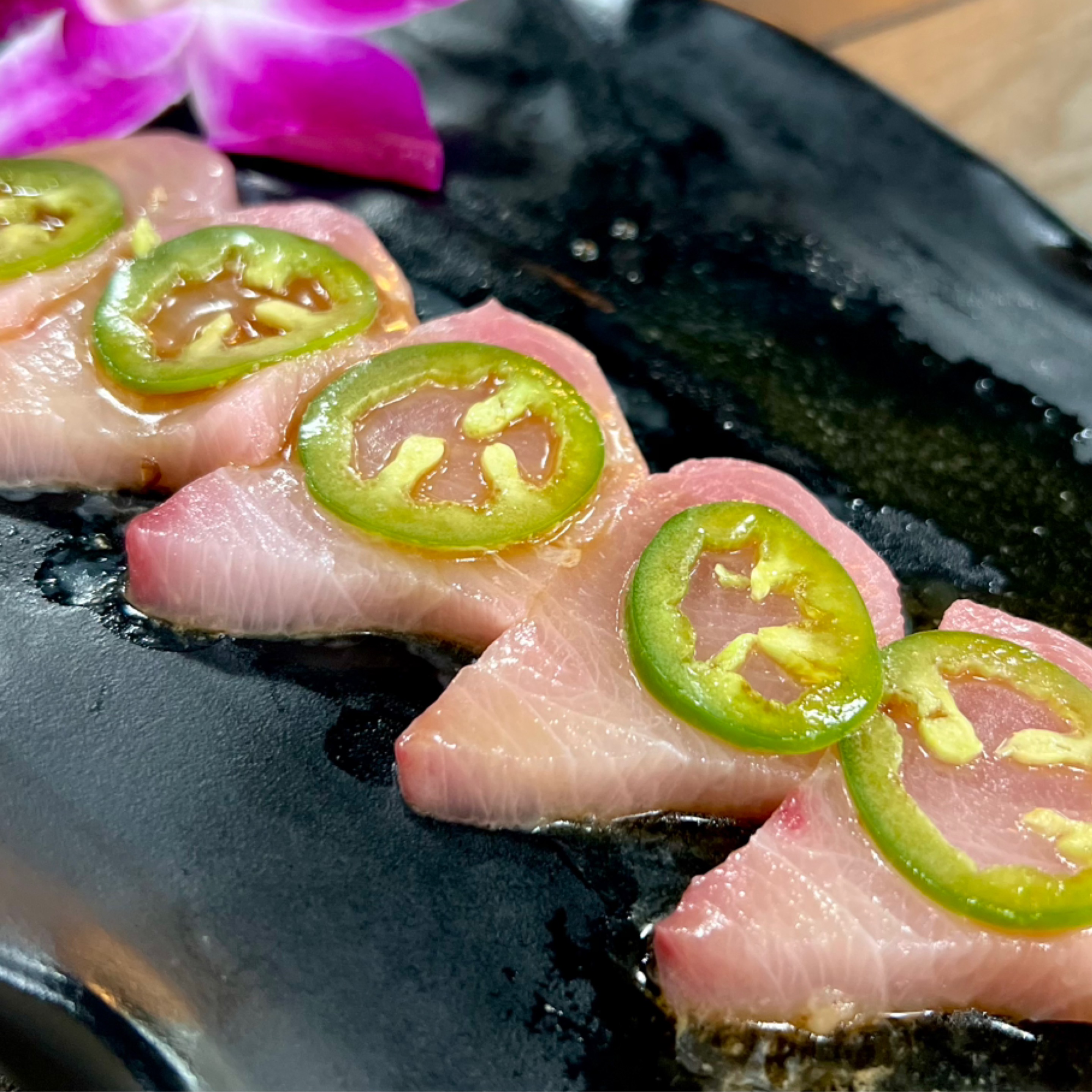 Yellow Tail Sashimi.