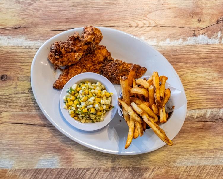 Chicken Tenders Plate.
