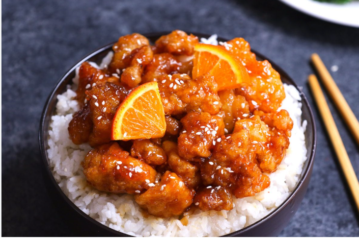 K-ORANGE CHICKEN.