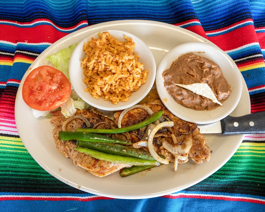 Tex-Mex Pork Steak.