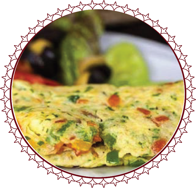 VEGGIE OMELETTE.