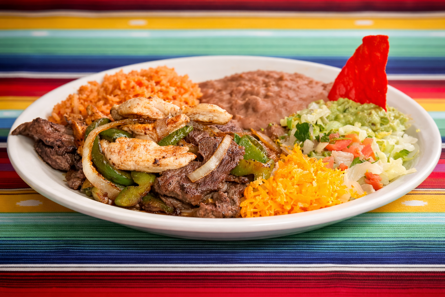 Tex-Mex Fajita Plate.