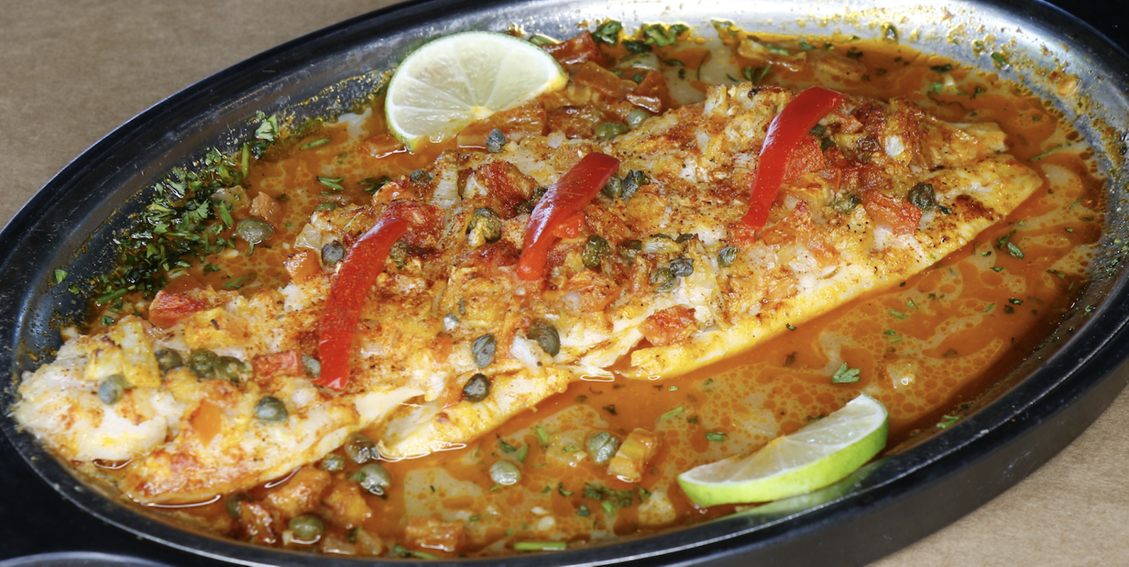 Pescado Diana Dinner.
