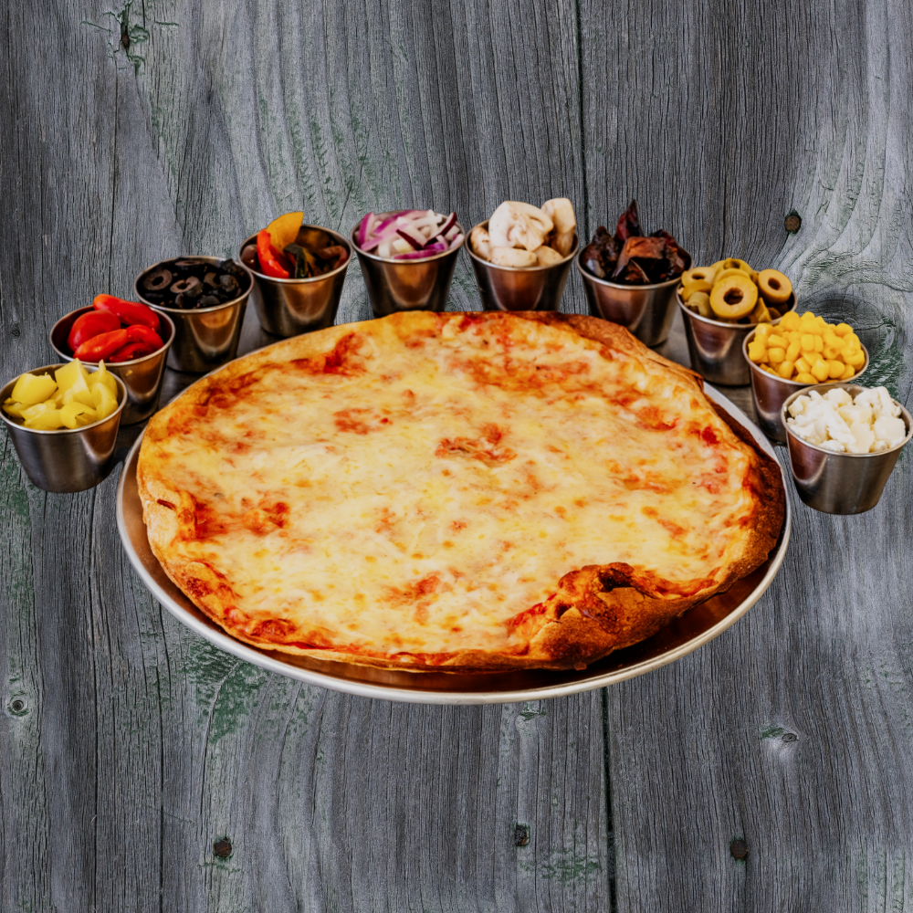 Wrap Pie with toppings.