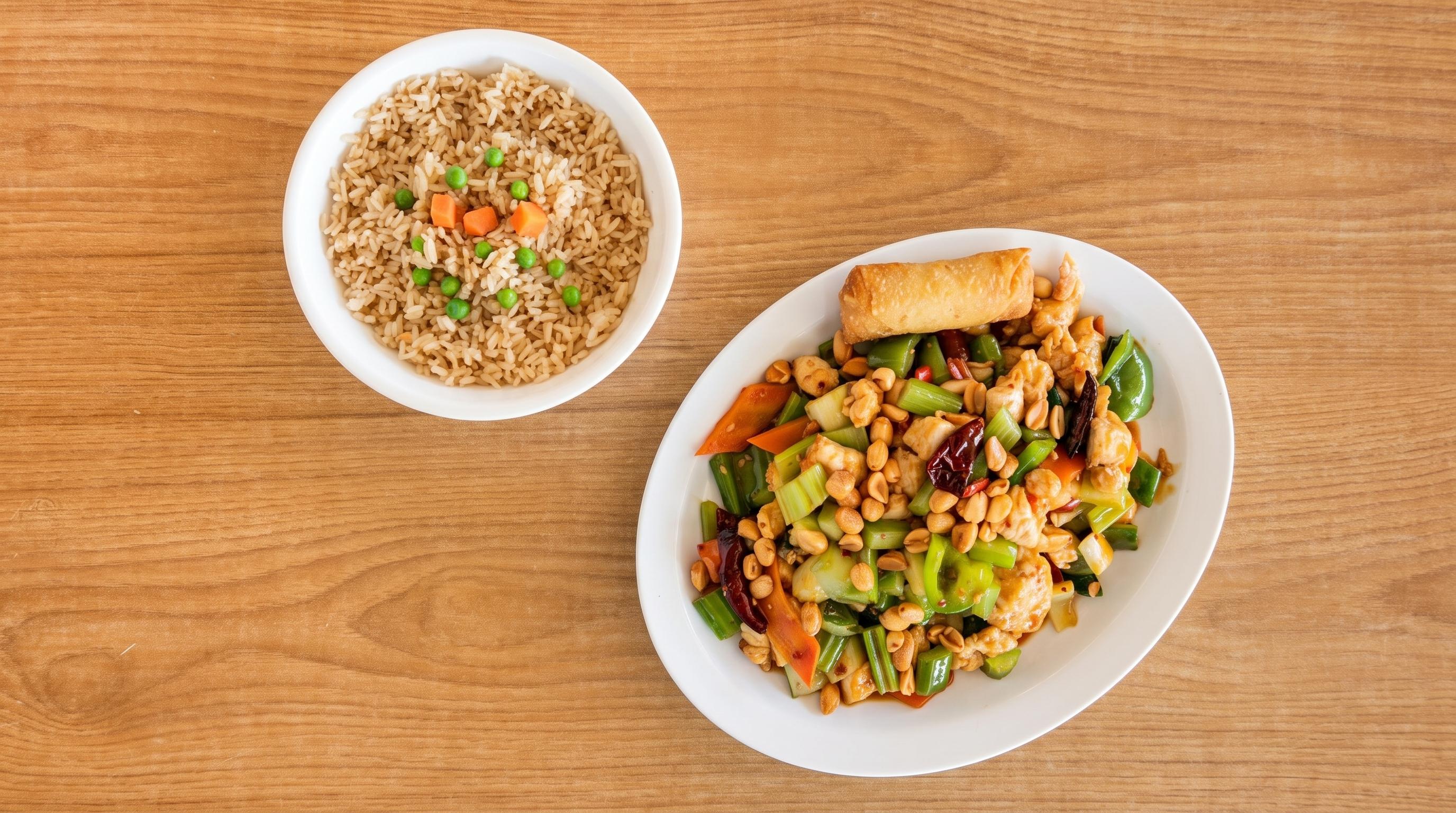 KUNG PAO CHICKEN.