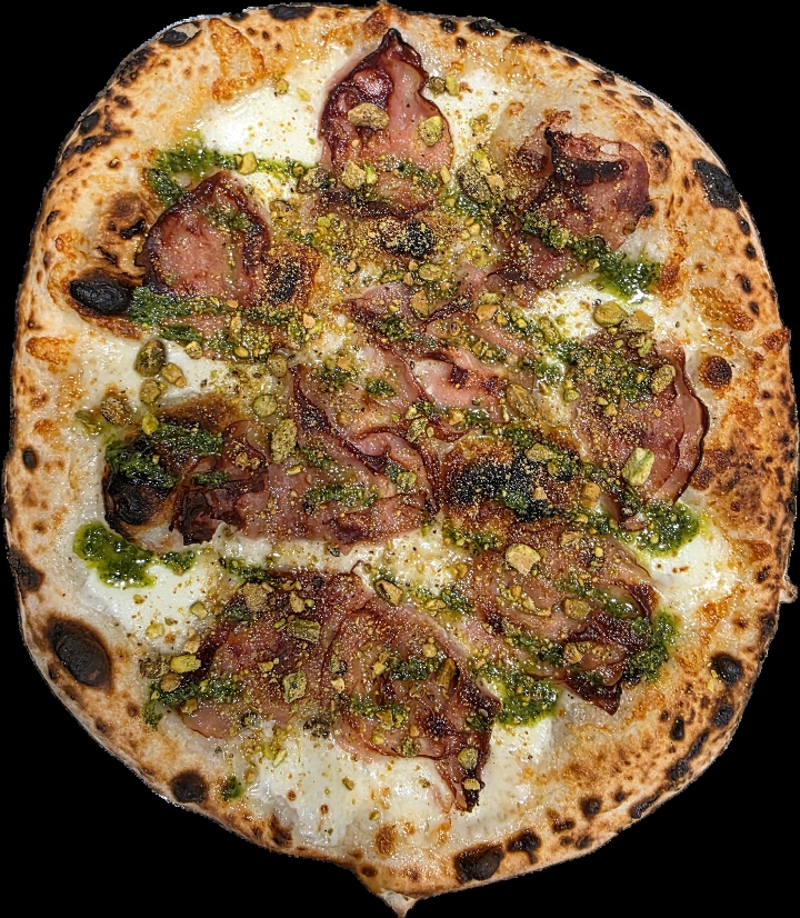 Mortadella Pistachio Pizza (16").
