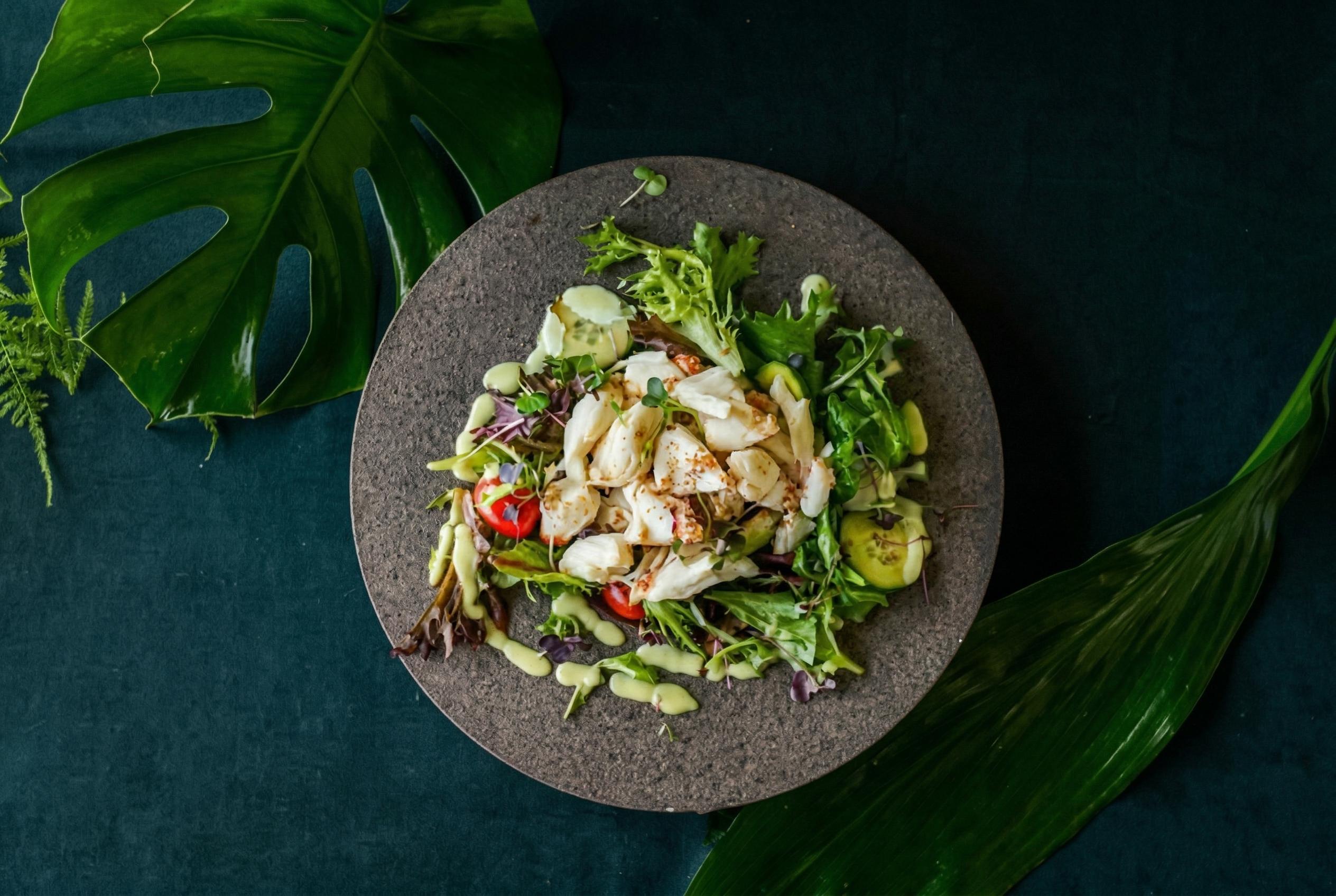 Lump Crab Avocado Salad.