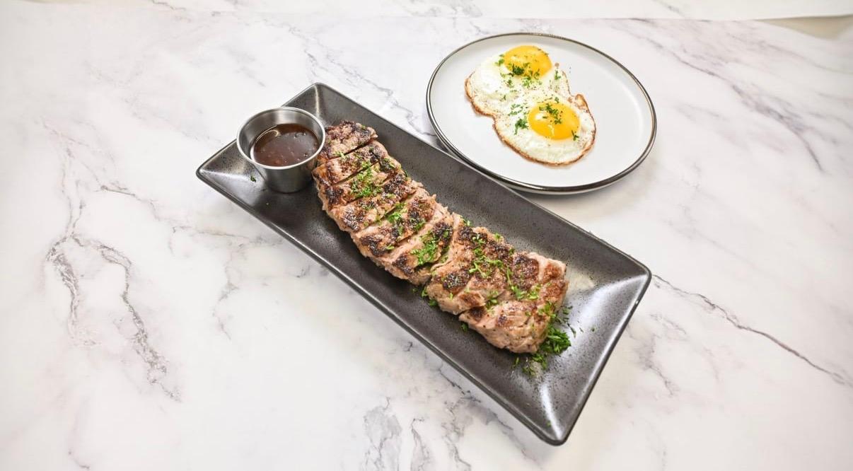 Steak and Eggs.