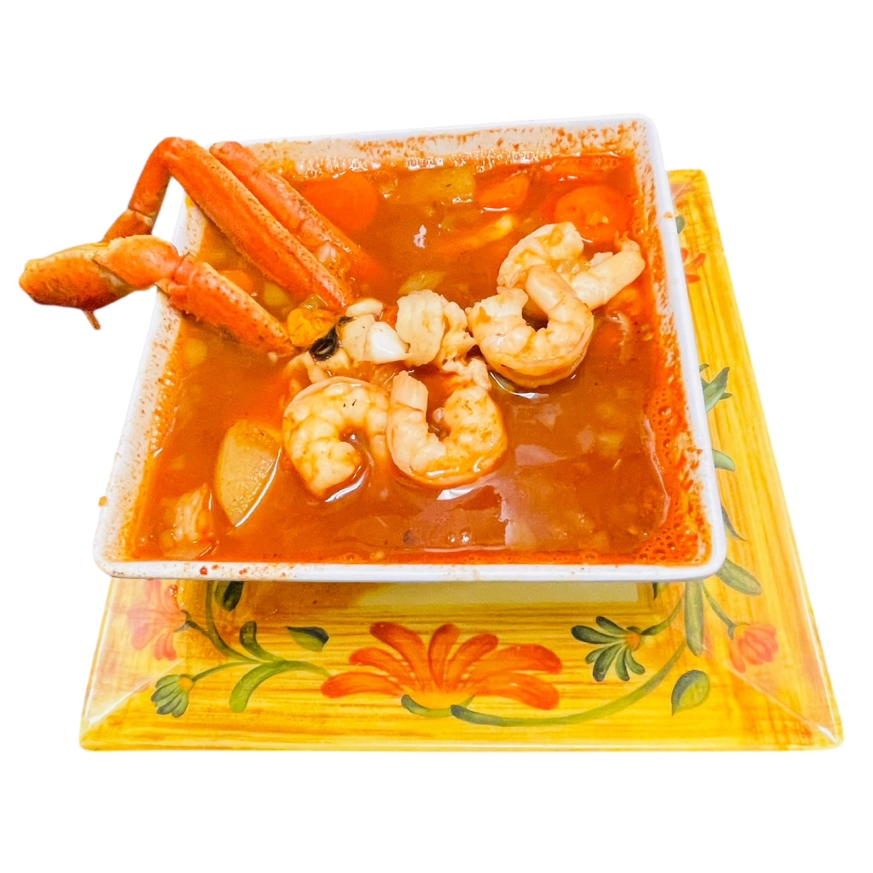 CALDO DE MARISCOS.