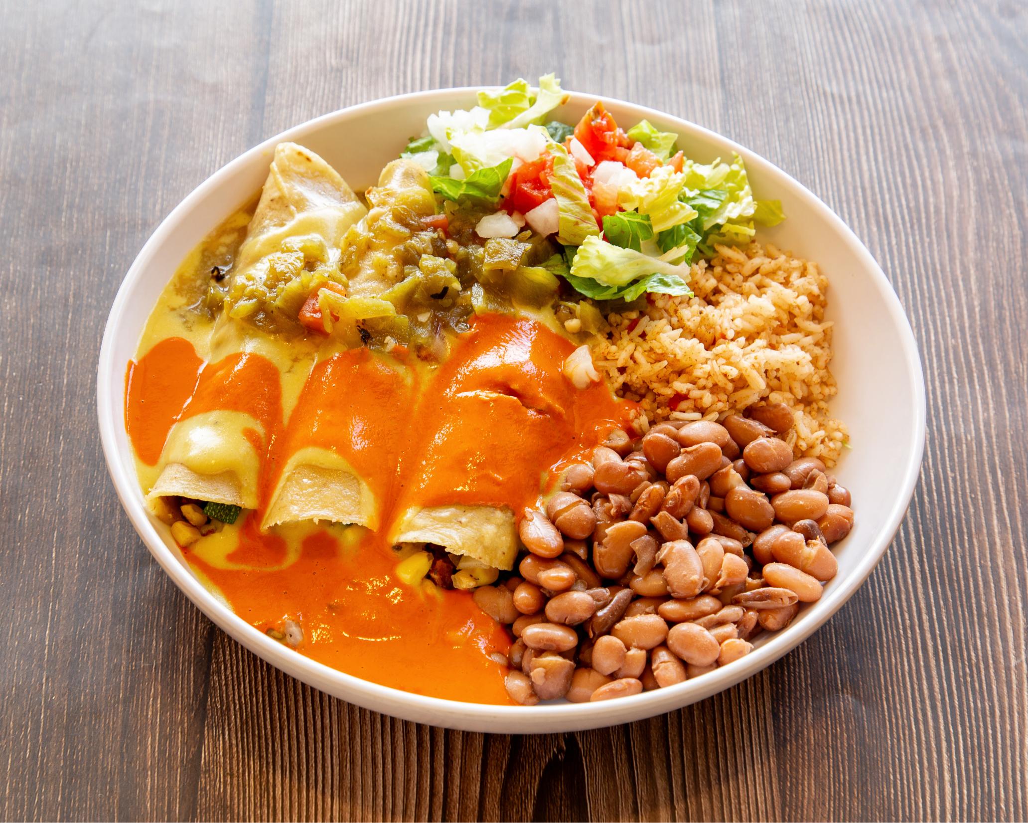 Enchilada Plate.