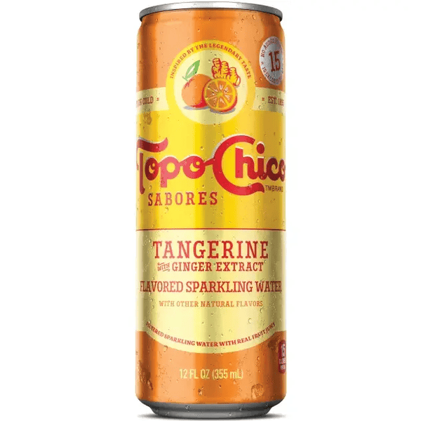 Topo Chico Sabores Tangerine Ginger.