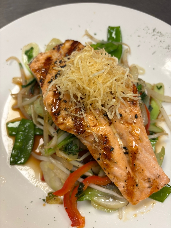 Salmon Teriyaki.