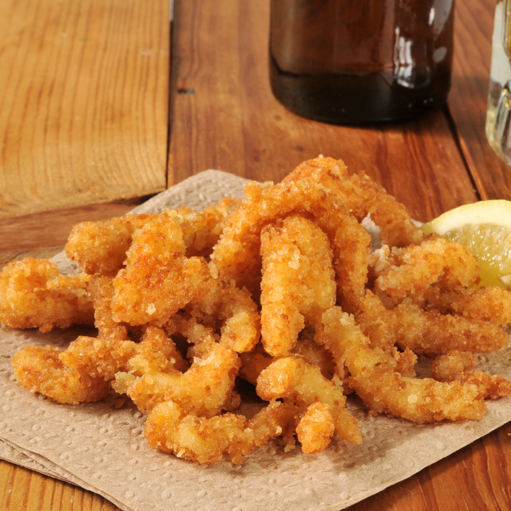 Fried Clam Strips.