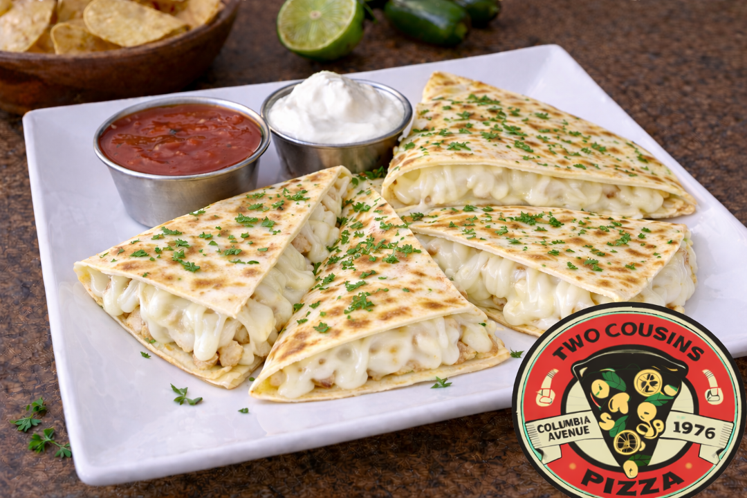 Cheese Quesadilla.
