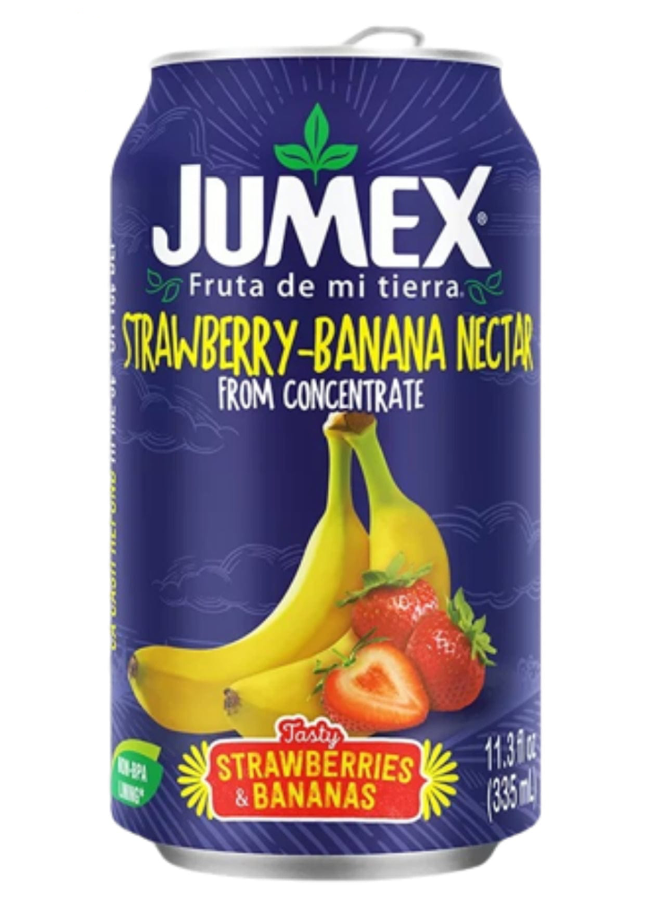 Jumex Strawberry-Banana Nectar.