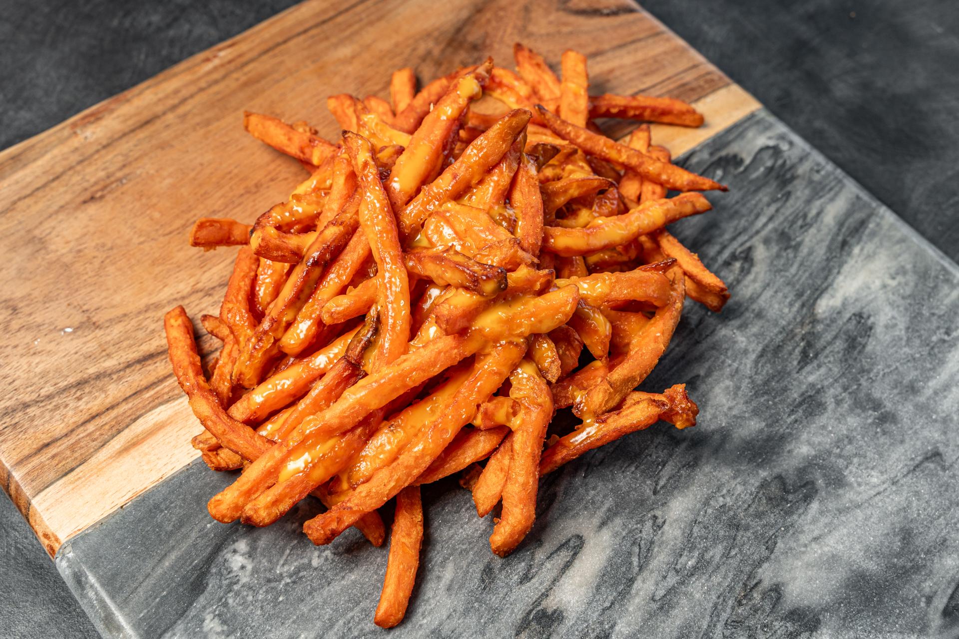 Sweet Potato Cheese Fries.