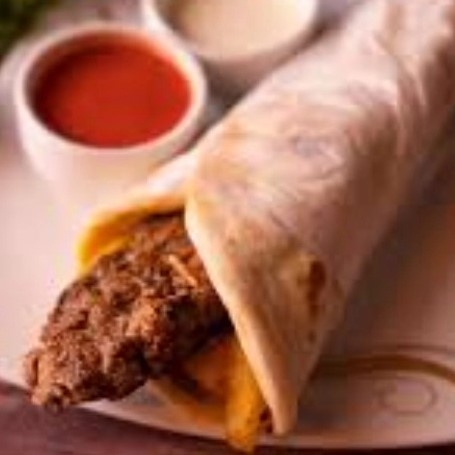 Spicy Seekh Kabab Wrap (Lamb).