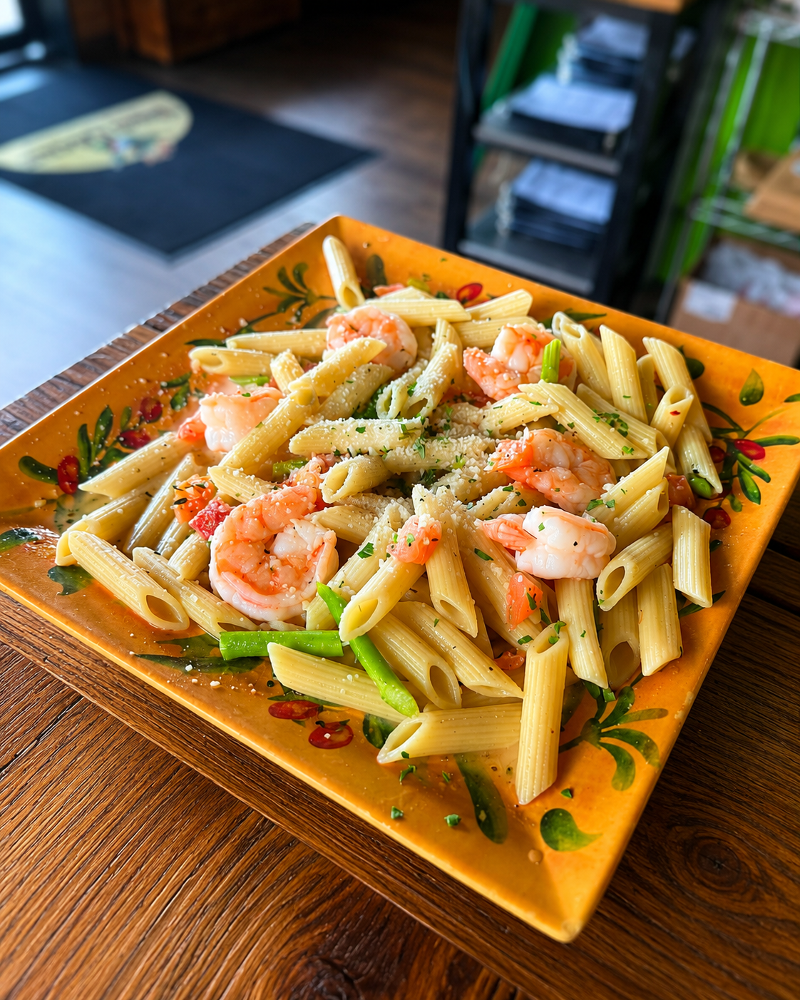 Shrimp Penne.