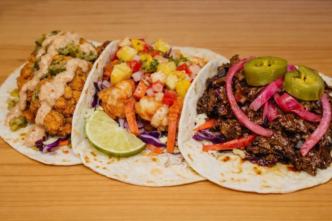 Choose 3 tacos of your choice.