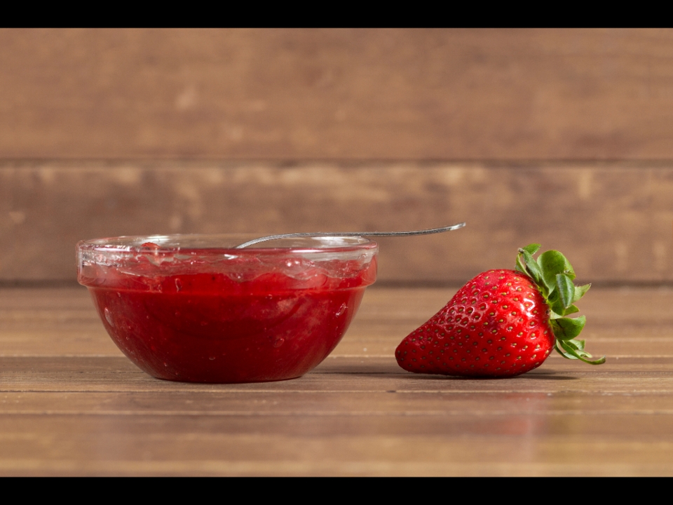 Strawberry jelly.