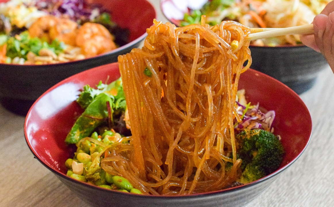 Ma La Sweet Potato Noodle Bowl.