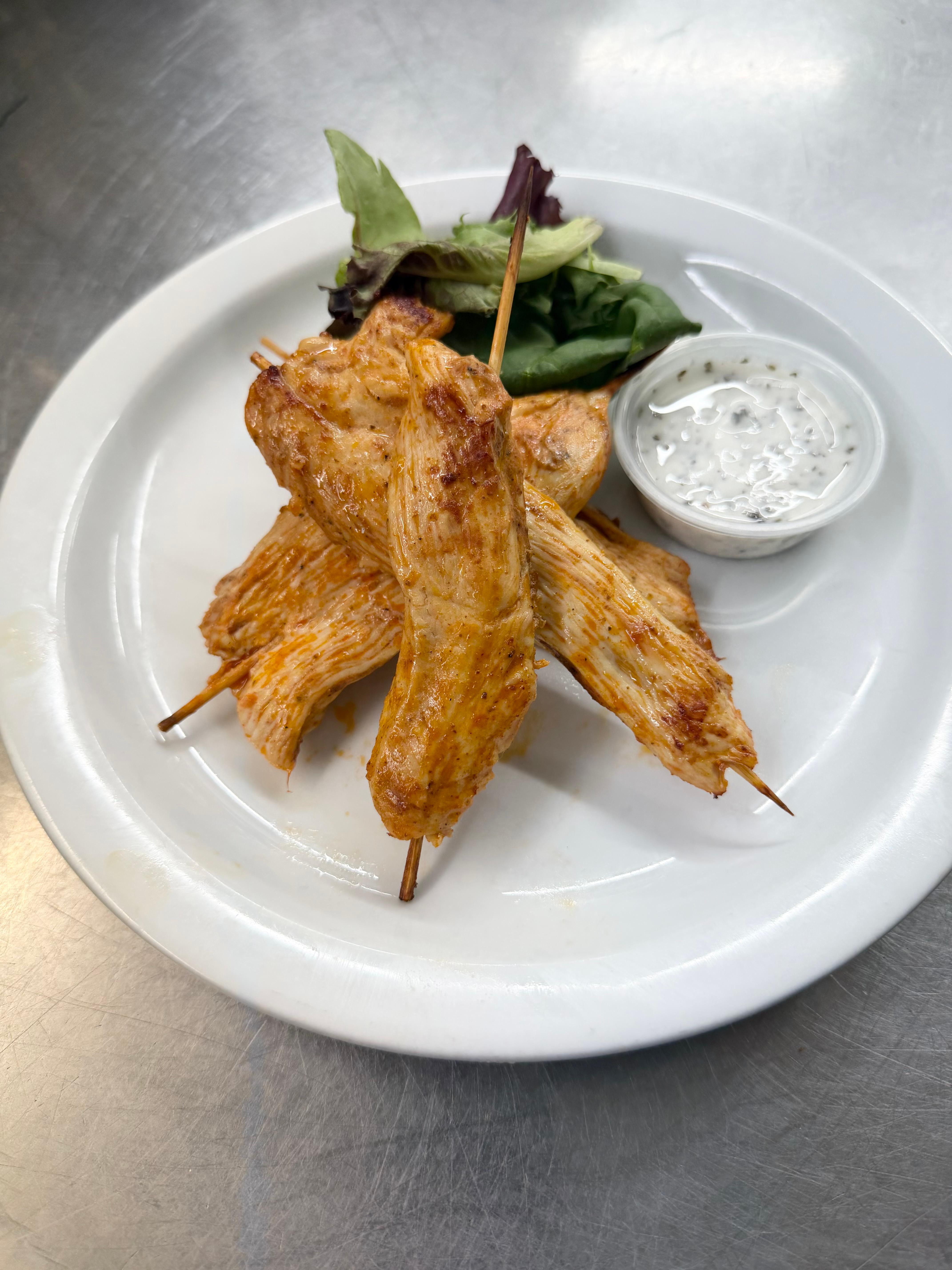Tandoori Chicken Skewers.