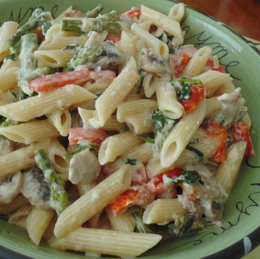 PASTA PRIMAVERA (WHITE) ENTRÉE.