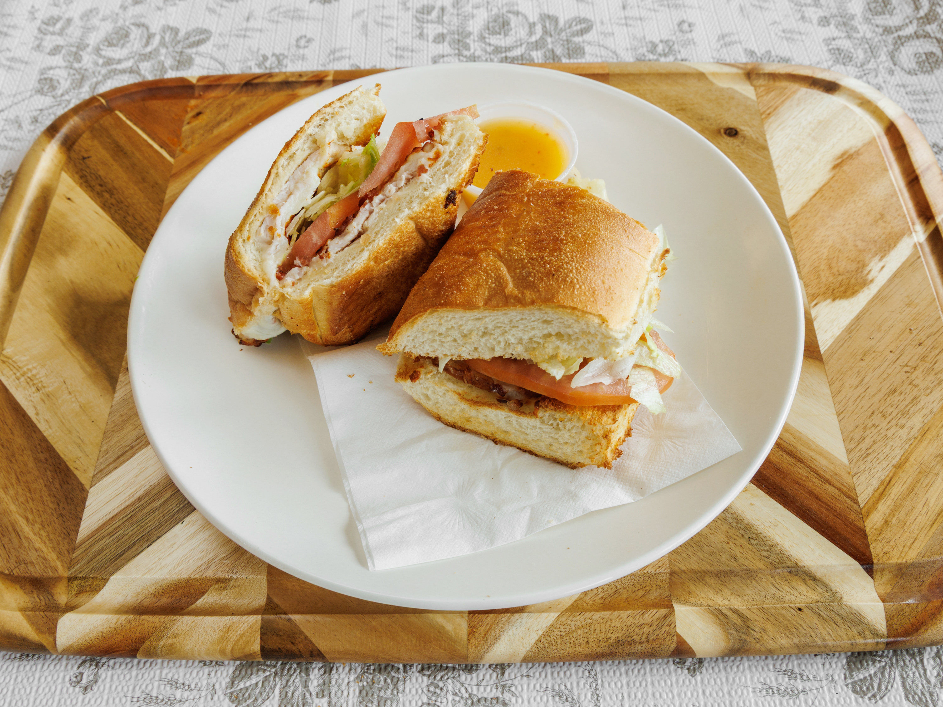 Turkey Club Hoagie.