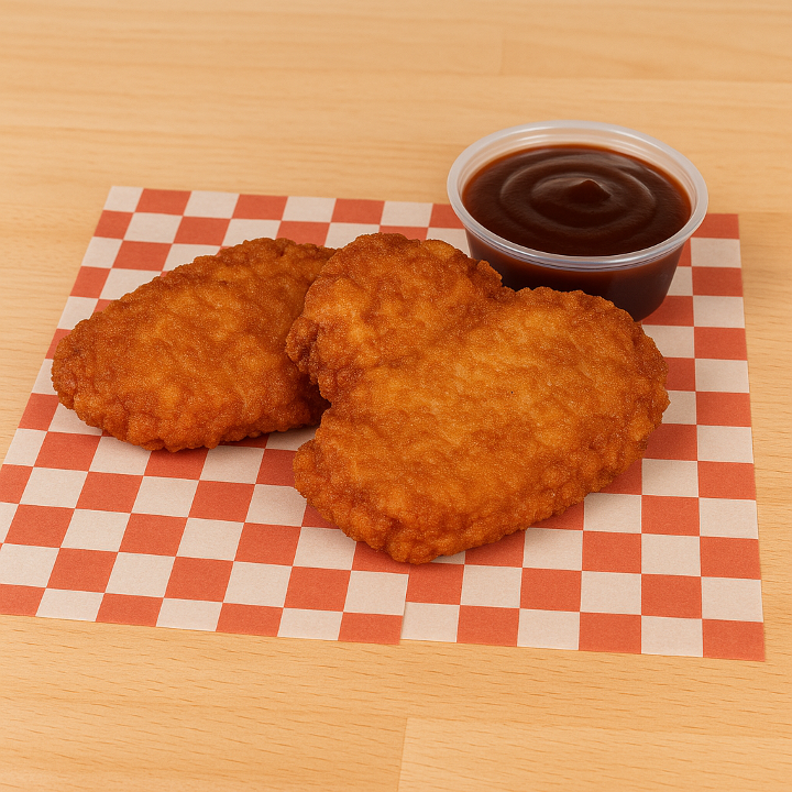 2 Chicken Cutlets & Side Sauce.