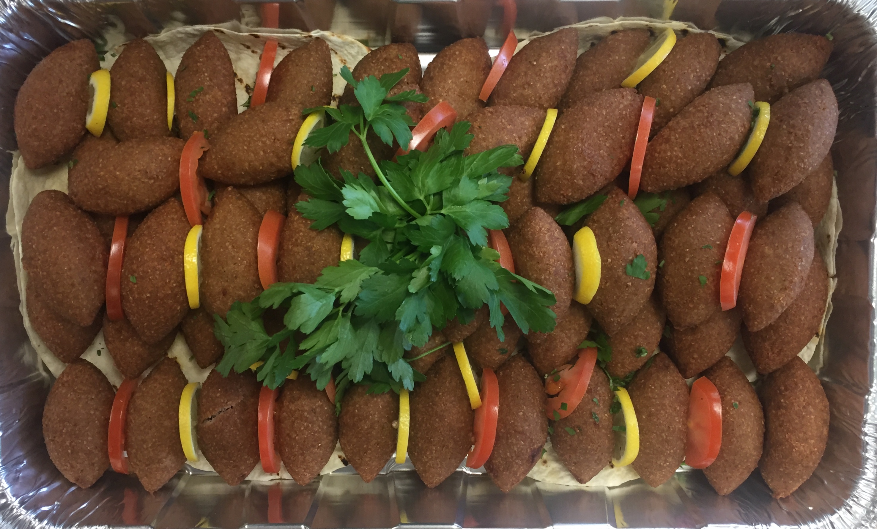 Kibbeh Tray 12 pc..